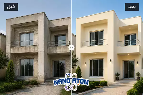 تاثیر رنگ دیوار نمای ساختمان بر زیبایی نمای بیرونی