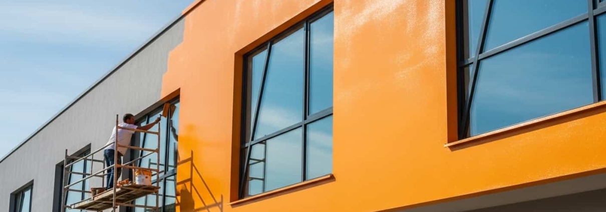 رنگ روغنی نمای ساختمان