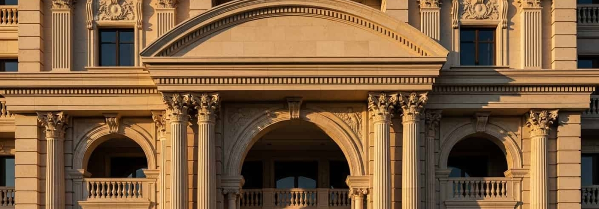 رنگ نمای رومی ساختمان