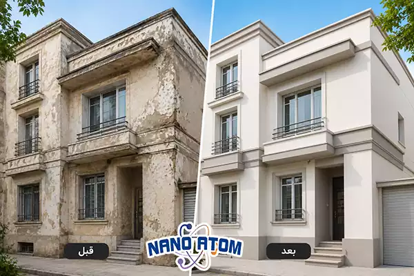 بازسازی نمای ساختمان با رنگ نمای جوتن