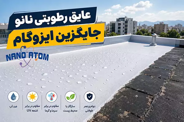 عایق رطوبتی نانو جایگزین ایزوگام برای ضدآب کردن پشت بام