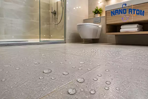 خاصیت آبگریزی عایق نانو روی سرامیک سرویس بهداشتی